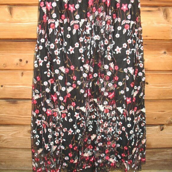 Mac Duggal 20331 EMBELLISHED RUFFLED ONE SHOULDER A LINE GOWN Black 12 - Picture 11 of 15